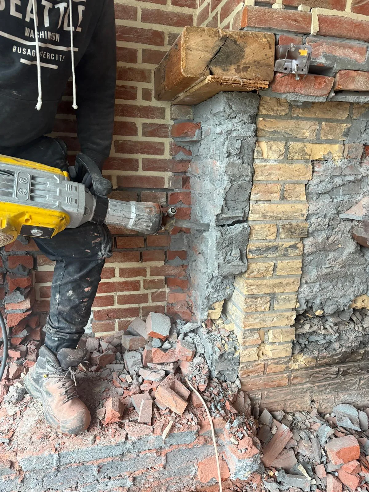 Travaux de décapage